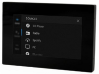 WM TOUCH- POE FED WALL-MOUNTED TOUCH SCREEN FOR SOURCE SELECTION, ZONE CONTROL, SYSTEM ON OFF